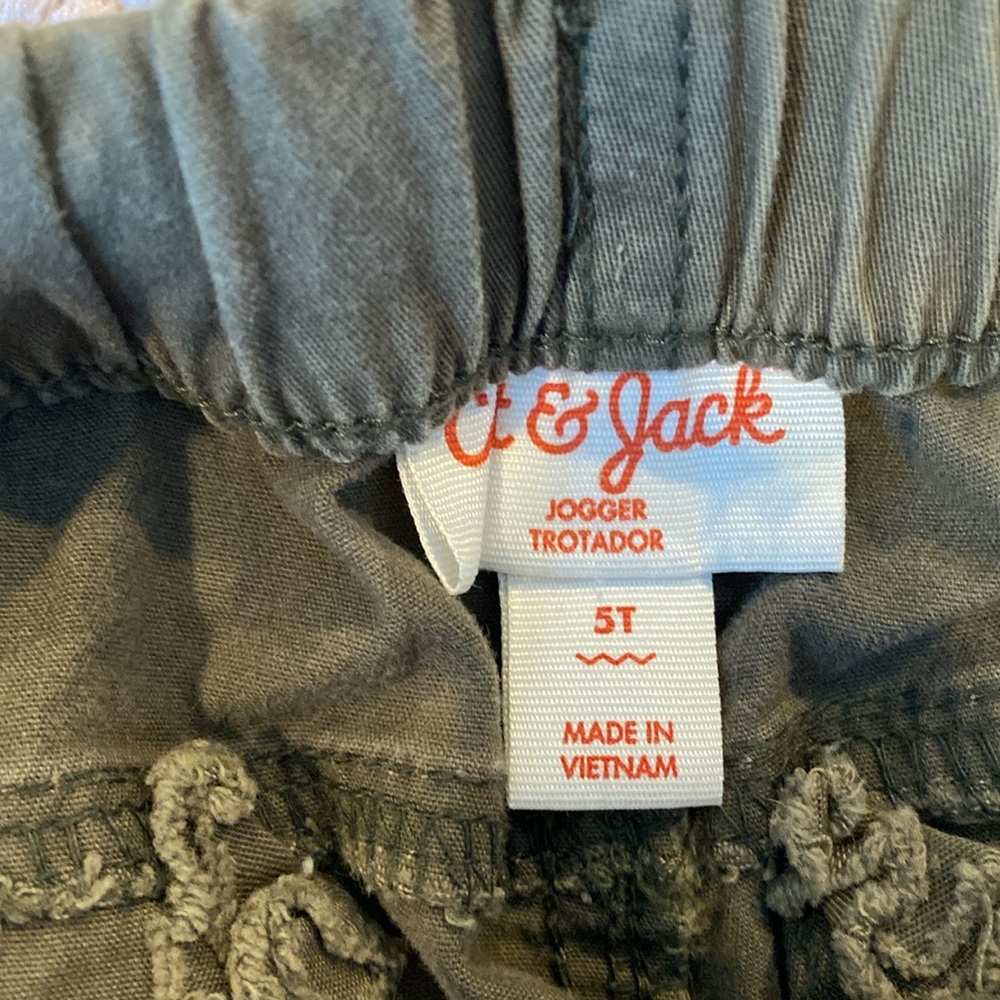 Olive and Tan Kids Jogger/Cargo Pants (2) - Picture 8 of 8